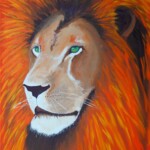 Orange Lion Green Eyes Orange Lion Green Eyes